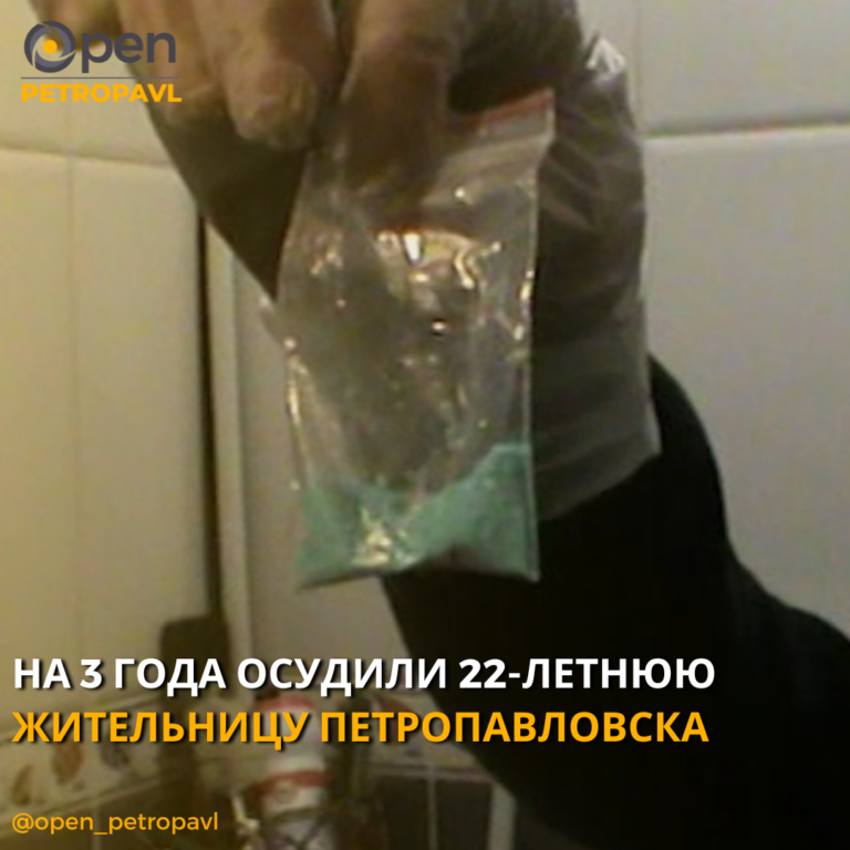 НА 3 ГОДА ОСУДИЛИ 22-ЛЕТНЮЮ ЖИТЕЛЬНИЦУ ПЕТРОПАВЛОВСКА