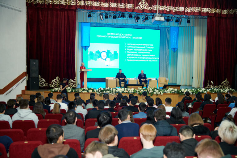 В Петропавловске студентов Kozybayev University призвали в ряды Антикоррупционной службы